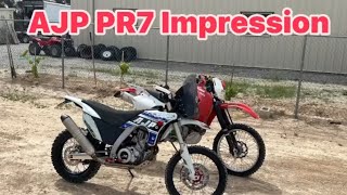 AJP PR7 Riding Impression [upl. by Meekyh]