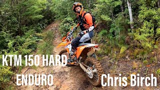 Hard Enduro training on the KTM 150 EXC Chris Birch [upl. by Soni824]