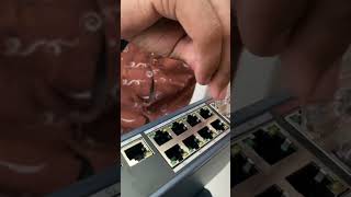 Hikvision 16Port 10100M Unmanaged PoE Switch Installation DS3E0318PEMB [upl. by Kaufman]