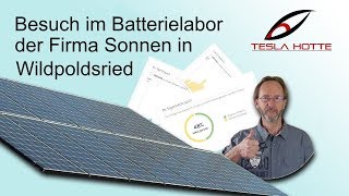 Solarstromspeicher bei der SONNEN GmbH  3 Heute im Laborcontainer [upl. by Anilahs18]