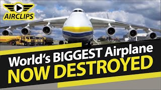 Antonov 225 Mriya ULTIMATE MOVIE about flying worlds largest airplane AirClips full flight series [upl. by Aihsetan724]