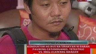 BT Konduktor ng bus na sinakyan ni Baran pauwi ng Catanduanes tetestigo vs magasawang Marzan [upl. by Ellatsyrc680]