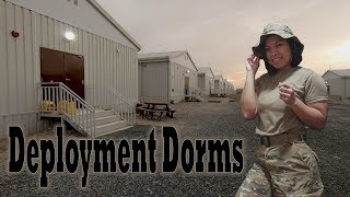 Deployed Air Force Dorm Tour  Airman Dorms [upl. by Gosselin]