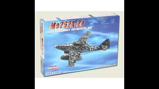 Unboxing Review Me262  2a Hobby Boss 172 80248 [upl. by Jenness]