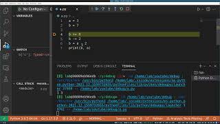 Debugging python using PDB and VS Code [upl. by Iorgos]