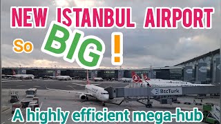 New Istanbul Airport  MegaHub Under One Roof Simply Stunning itsnever2faraway [upl. by Mohandas]