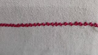 Simple outline embroidery stitch [upl. by Dhu]