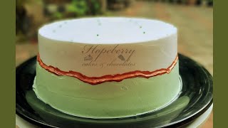 faultline pista forest cake without oven  semi faultlinecake  cake recipe malayalam pista forest [upl. by Akired261]