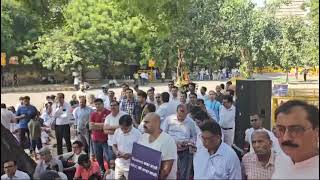 Protest against supertech builder jantarmantar supertech homebuyers [upl. by Marlen]