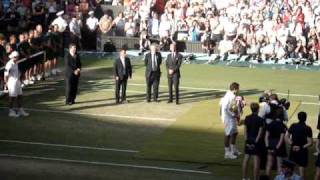 Federer vs Roddick Wimbledon Final Match 2009  Awards Ceremony [upl. by Ysor]