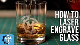 How to laser engrave glass like a PRO [upl. by Kath651]