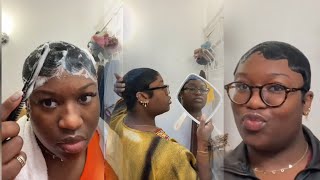 Styling my Pixie Haircut hairstyle pixiecut shorthair [upl. by Deehahs]