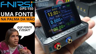 Fonte de Bancada digital de 0 a 30v e até 5A que cabe na Palma da Mão Fnirsi DPS150 [upl. by Enirrok]