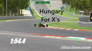 Hungaroring SETUP and Track Guide Ray FF1600 [upl. by Nirehs]