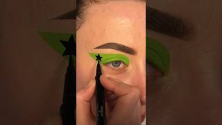 brat makeup💚✨ makeuptutorial tutorial [upl. by Ulric]