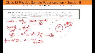 Q21 what should be the radius r of nearest possible orbit of satellite of mass m revolving [upl. by Antonius]