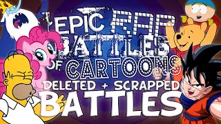 Epic Rap Battles of Cartoons Scrapped  Deleted Battles [upl. by Filomena683]