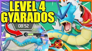 Record GYARADOS EVOLUTION at LEVEL 4 in just 1 Minute and 8 Seconds  Pokemon Unite [upl. by Rena]