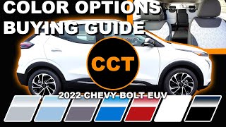 2022 Chevy Bolt EUV  Color Options Buying Guide [upl. by Nayab]