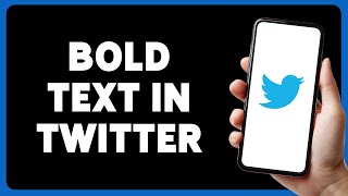 How To Bold Text In TwitterX App Post 2024  Add Bold Formatting To Your Tweets [upl. by Thirzi]