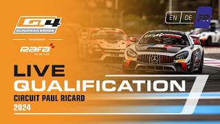 LIVE  Qualifications  Circuit Paul Ricard  GT4 European Series powered by Rafa Racing Club Frn [upl. by Rhines]