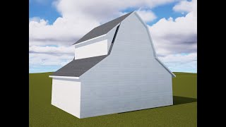 4 Point Gambrel Roof Line Tutorial in Structure Studios [upl. by Tobye]