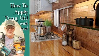 how to apply tung oil tips and technique  refinishing furniture [upl. by Nilrah]