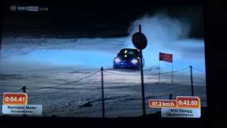 Herman Maier vs Subaru Impreza Wetten Dass 25012014 [upl. by Khosrow]