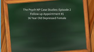 Psych NP Case Studies  Episode 2 36 Year old Depressed Female [upl. by Enifesoj]