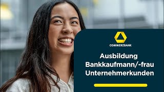 Ausbildung Bankkaufmannfrau Unternehmerkunden wmdiverse [upl. by Yortal]