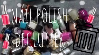 NAIL POLISH DECLUTTER  Kate Tyrrell [upl. by Alvina]