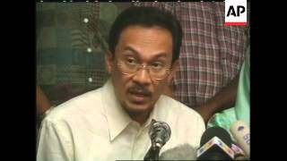 MALAYSIA SACKED DEPUTY PRIME MINISTER ANWAR PRESS CONFERENCE [upl. by Attenreb]