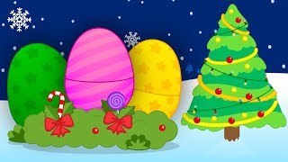 3 Huevos de Pascua Sorpresa Gigantes de Colores con Regalos de Navidad 1 🎄 Plim Plim [upl. by Kristoffer19]