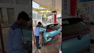 Nexon CNG 1 KG Mileage Test On Highway  This is Max Mileage [upl. by Bloomer]