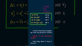 1D Projectile Motion Made EASY in Physics PT 3 physics apphysics apphysics1 projectilemotion [upl. by Inimod]