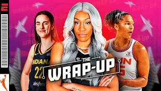 Can Caitlin Clark Fever make the Playoffs  more WNBA action  🏀  The WrapUp [upl. by Aihseuqram867]