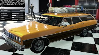 GTA 5  OG Vehicle Customization  Dundreary Regina Plymouth Fury Sport Suburban  Chevy Wagon [upl. by Fatma]