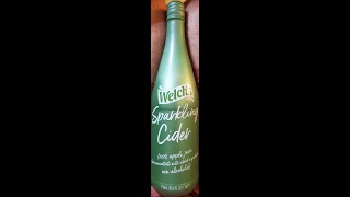 Welchs Sparkling Cider Review [upl. by Nnylrahc]