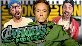 ROBERT DOWNEY JR RETURNING AS DOCTOR DOOM LIVE REACTION Marvel ComicCon 2024  Avengers Doomsday [upl. by Euginomod]