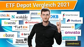 ETF Sparplan Vergleich 2021 Das beste ETF Depot für dich Kostenlose Sparpläne im Depot Vergleich [upl. by Aronid]