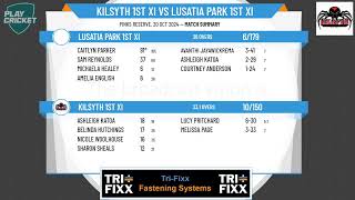 Kilsyth 1st XI v Lusatia Park 1st XI [upl. by Bobbe]