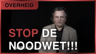 ‘Aan de vertegenwoordigers van het Nederlandse volk STOP DE NOODWET’ Ab Gietelink Column [upl. by Lola79]