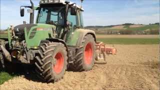 Saatbeetvorbereitung mit Fendt 312 Vario TMS FullHD [upl. by Lathe]