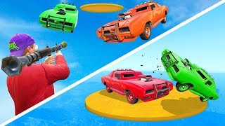 RPG vs Cars  Sumo Derby  EPIC BATTLE  GTA 5 Funny Moments [upl. by Ain]