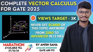 🔥Marathon on Vector Calculus  Mathematics  GATE  PrepFusion [upl. by Nnaylrebmik919]