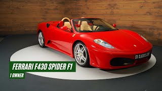 Ferrari F430 Spider F1  1 Owner  11632 KM  Full Options  2008VIDEO wwwERclassicscom [upl. by Wahs625]