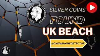 Metal Detecting Uk Beach I Cant Believe All The Silver Coins I Found [upl. by Eilyac691]