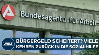 BÜRGERGELD Enttäuschende Statistik 51 Prozent der Empfänger trotz Job wieder in Sozialhilfe [upl. by Cally]