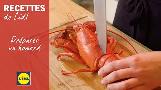 Comment préparer un homard  Lidl France [upl. by Elwin410]