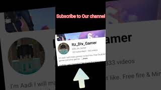 Please Subscribe to itzdivgamer [upl. by Garek359]